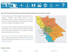 Tablet Screenshot of bayareatransit.net